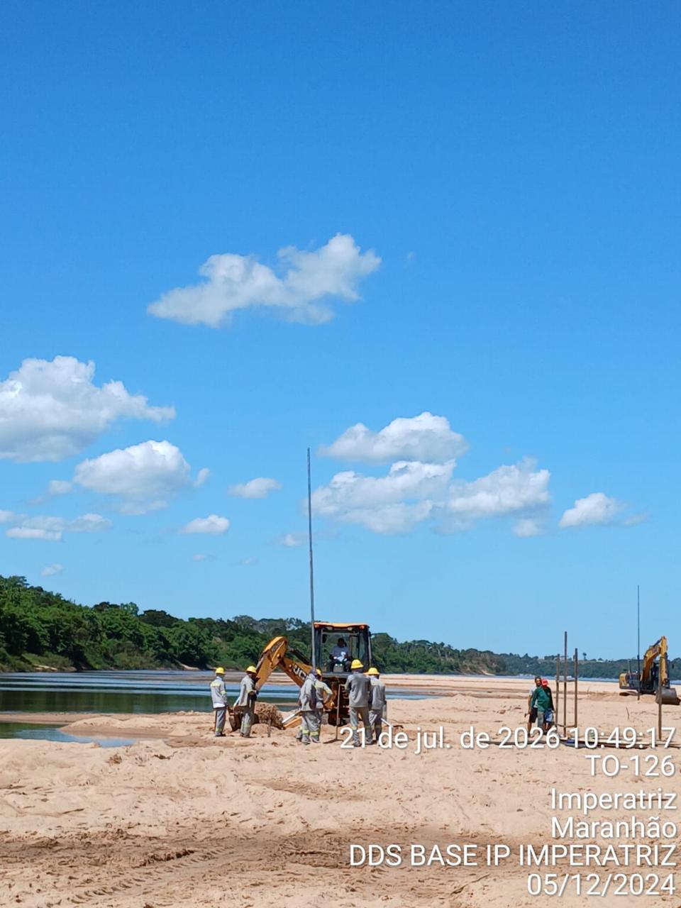 Obra na base IP Imperatriz